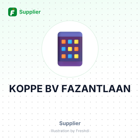 KOPPE BV FAZANTLAAN – summary card, no photo uploaded yet