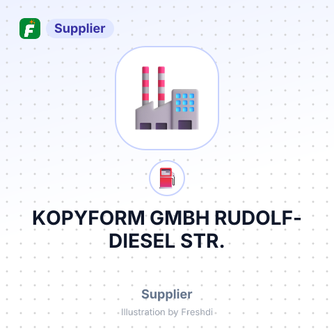 KOPYFORM GMBH RUDOLF-DIESEL STR. – summary card, no photo uploaded yet