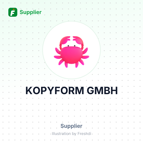 KOPYFORM GMBH – summary card, no photo uploaded yet