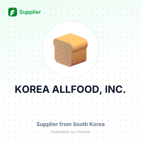 KOREA ALLFOOD, INC. – summary card, no photo uploaded yet