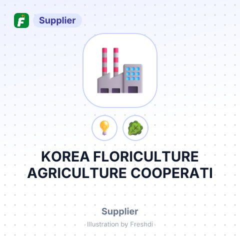 KOREA FLORICULTURE AGRICULTURE COOPERATI – summary card, no photo uploaded yet