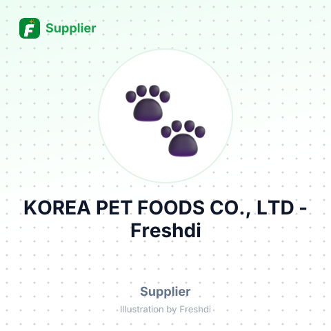 KOREA PET FOODS CO., LTD – summary card, no photo uploaded yet