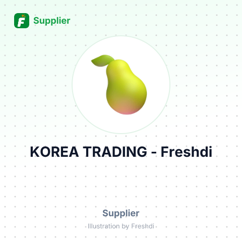 KOREA TRADING – summary card, no photo uploaded yet