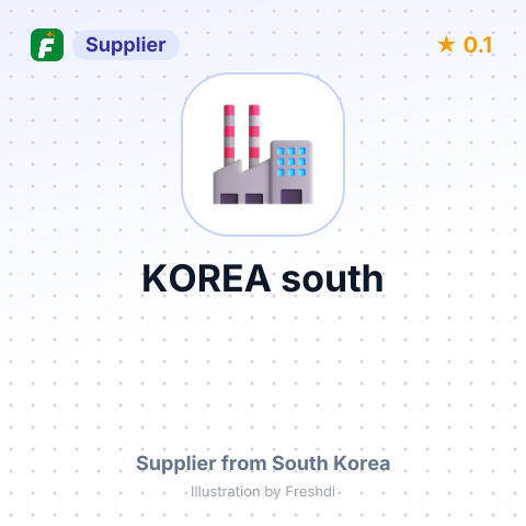 KOREA south – summary card, no photo uploaded yet