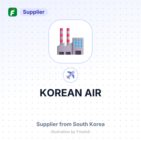 KOREAN AIR – summary card, no photo uploaded yet