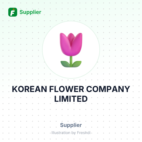 KOREAN FLOWER COMPANY LIMITED – summary card, no photo uploaded yet