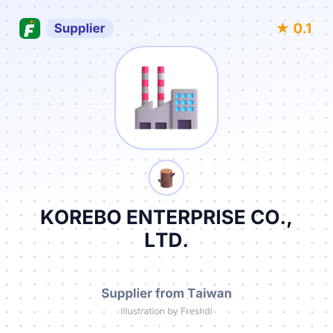 KOREBO ENTERPRISE CO., LTD. – summary card, no photo uploaded yet