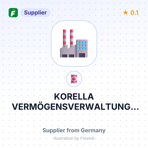 KORELLA VERMÖGENSVERWALTUNGS GMBH – summary card, no photo uploaded yet