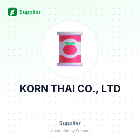 KORN THAI CO., LTD – summary card, no photo uploaded yet