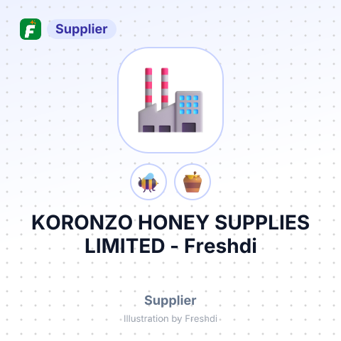 KORONZO HONEY SUPPLIES LIMITED – summary card, no photo uploaded yet