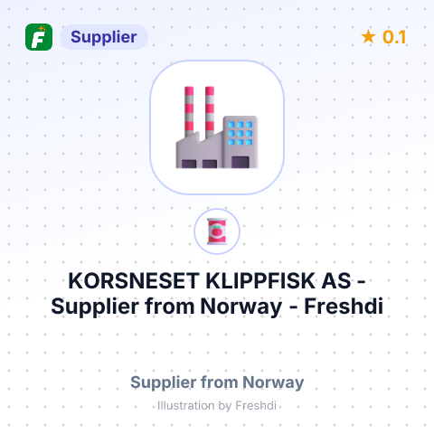 KORSNESET KLIPPFISK AS – summary card, no photo uploaded yet