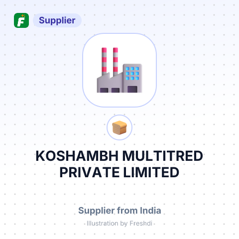 KOSHAMBH MULTITRED PRIVATE LIMITED – summary card, no photo uploaded yet