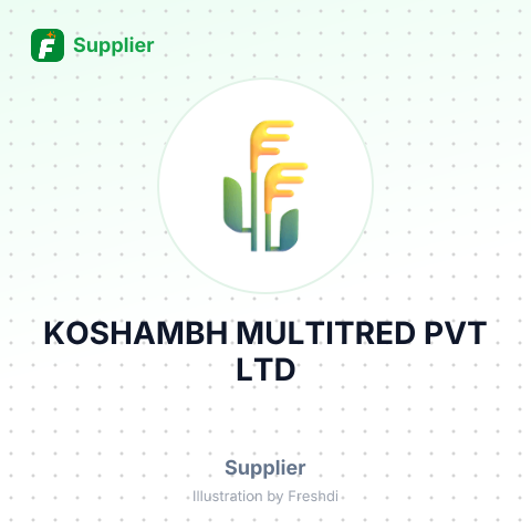 KOSHAMBH MULTITRED PVT LTD – summary card, no photo uploaded yet