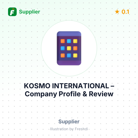 KOSMO INTERNATIONAL – summary card, no photo uploaded yet