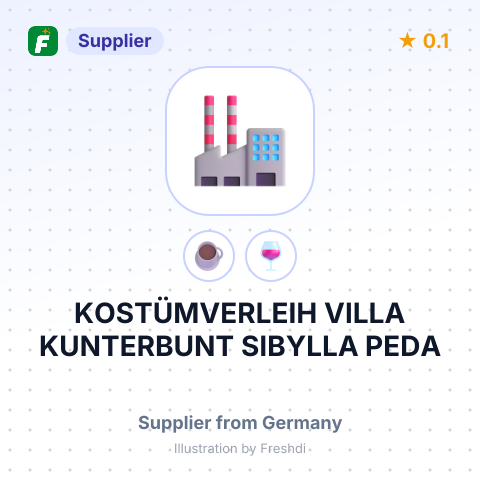 KOSTÜMVERLEIH VILLA KUNTERBUNT SIBYLLA PEDA – summary card, no photo uploaded yet