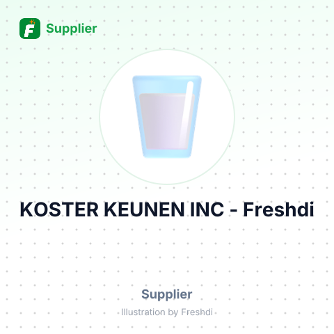 KOSTER KEUNEN INC – summary card, no photo uploaded yet
