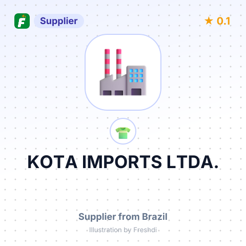 KOTA IMPORTS LTDA. – summary card, no photo uploaded yet