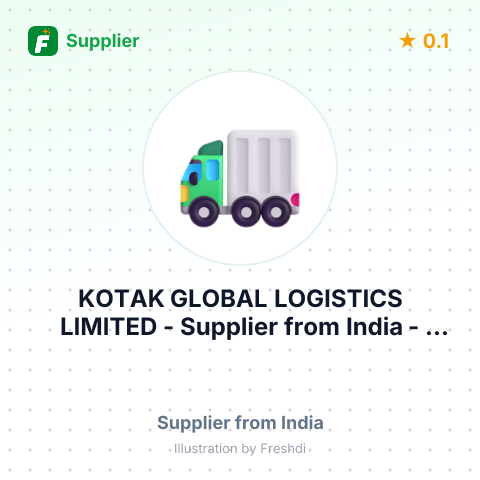KOTAK GLOBAL LOGISTICS LIMITED – summary card, no photo uploaded yet