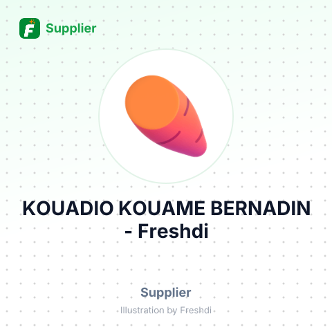 KOUADIO KOUAME BERNADIN – summary card, no photo uploaded yet