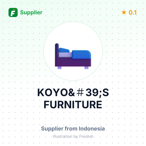 KOYO&＃39;S FURNITURE – summary card, no photo uploaded yet