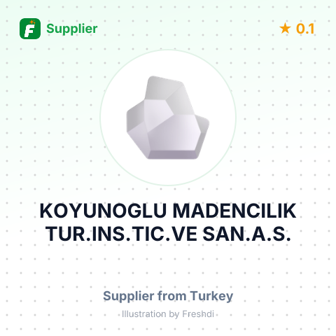 KOYUNOGLU MADENCILIK TUR.INS.TIC.VE SAN.A.S. – summary card, no photo uploaded yet