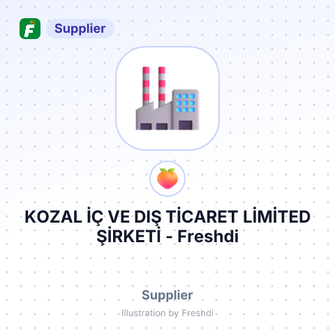 KOZAL İÇ VE DIŞ TİCARET LİMİTED ŞİRKETİ – summary card, no photo uploaded yet