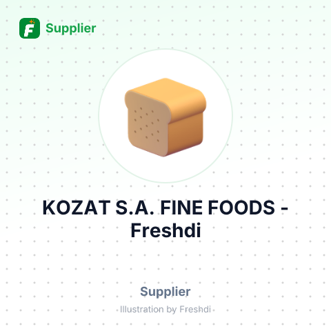 KOZAT S.A. FINE FOODS – summary card, no photo uploaded yet