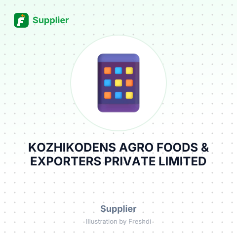 KOZHIKODENS AGRO FOODS & EXPORTERS PRIVATE LIMITED – summary card, no photo uploaded yet