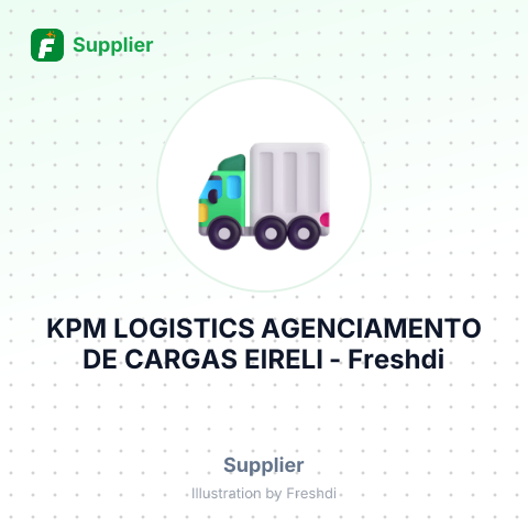 KPM LOGISTICS AGENCIAMENTO DE CARGAS EIRELI – summary card, no photo uploaded yet