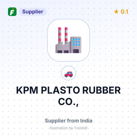 KPM PLASTO RUBBER CO., – summary card, no photo uploaded yet