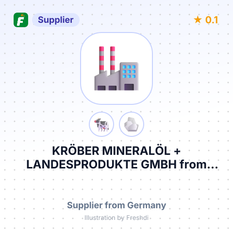 KRÖBER MINERALÖL + LANDESPRODUKTE GMBH – summary card, no photo uploaded yet