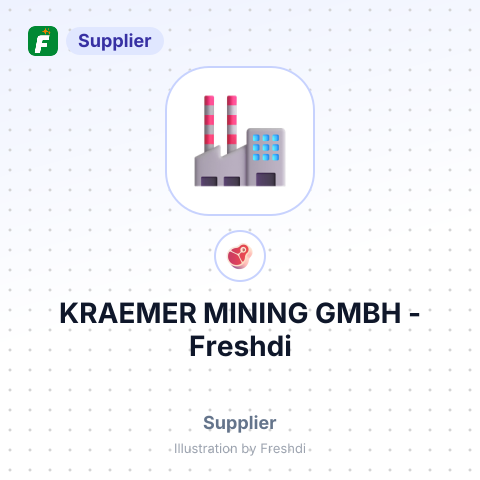 KRAEMER MINING GMBH – summary card, no photo uploaded yet
