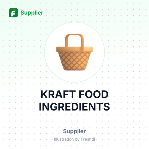 KRAFT FOOD INGREDIENTS – summary card, no photo uploaded yet