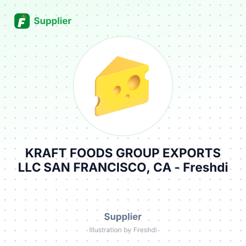 KRAFT FOODS GROUP EXPORTS LLC SAN FRANCISCO, CA – summary card, no photo uploaded yet