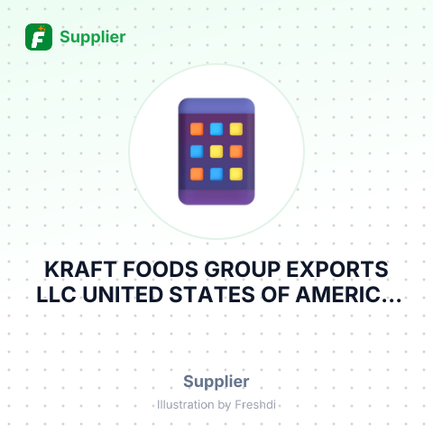 KRAFT FOODS GROUP EXPORTS LLC UNITED STATES OF AMERICA TEL – summary card, no photo uploaded yet