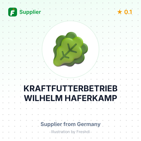 KRAFTFUTTERBETRIEB WILHELM HAFERKAMP – summary card, no photo uploaded yet