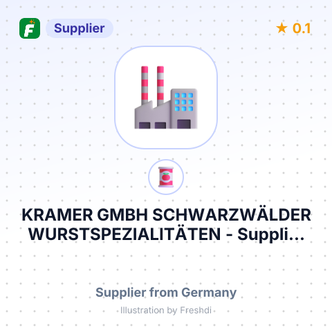 KRAMER GMBH SCHWARZWÄLDER WURSTSPEZIALITÄTEN – summary card, no photo uploaded yet