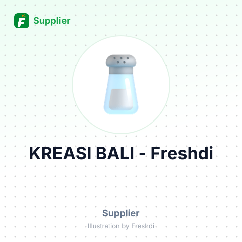 KREASI BALI – summary card, no photo uploaded yet