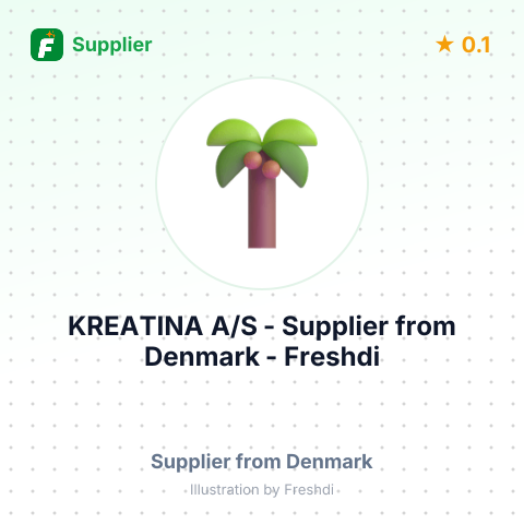 KREATINA A/S – summary card, no photo uploaded yet