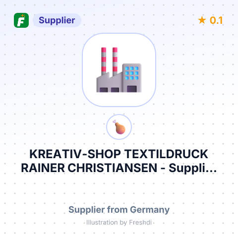 KREATIV-SHOP TEXTILDRUCK RAINER CHRISTIANSEN – summary card, no photo uploaded yet