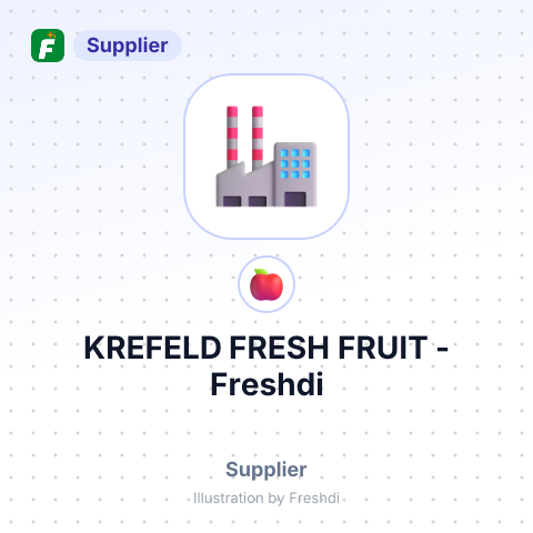 KREFELD FRESH FRUIT – summary card, no photo uploaded yet