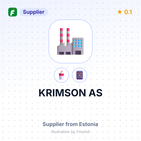 KRIMSON AS – summary card, no photo uploaded yet