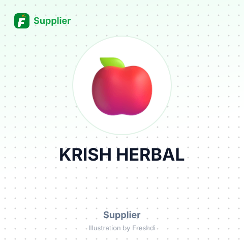 KRISH HERBAL – summary card, no photo uploaded yet