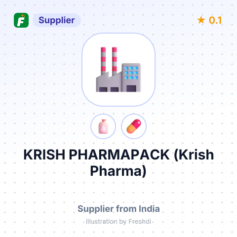 KRISH PHARMAPACK (Krish Pharma) – summary card, no photo uploaded yet