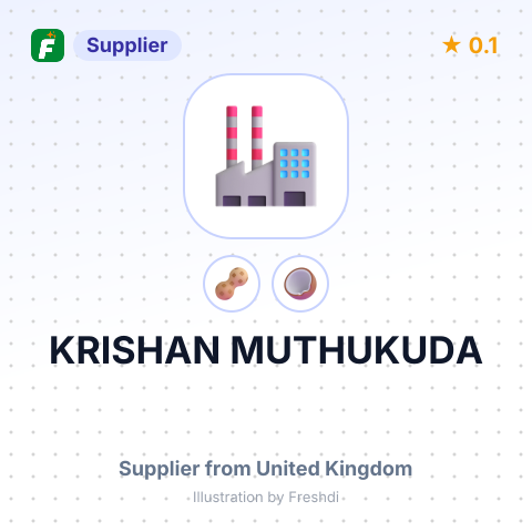 KRISHAN MUTHUKUDA – summary card, no photo uploaded yet