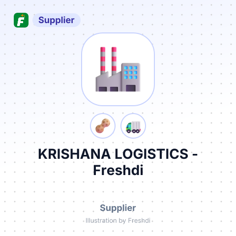 KRISHANA LOGISTICS – summary card, no photo uploaded yet