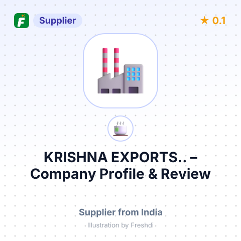 KRISHNA EXPORTS.. – summary card, no photo uploaded yet