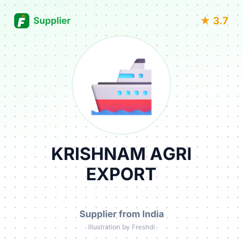 KRISHNAM AGRI EXPORT – summary card, no photo uploaded yet