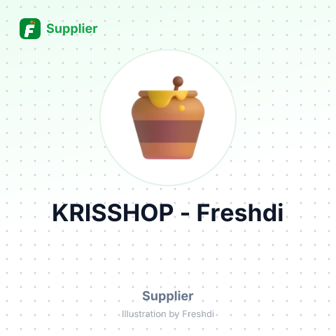 KRISSHOP – summary card, no photo uploaded yet