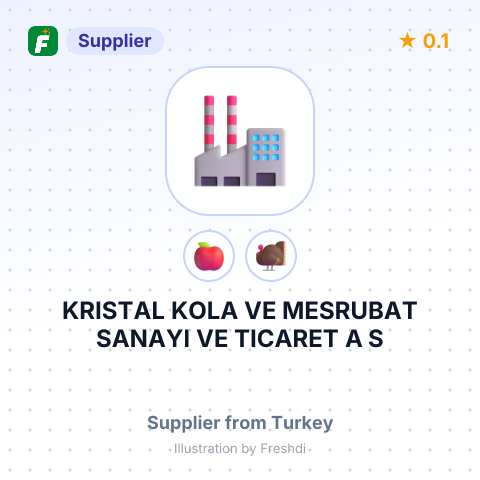 KRISTAL KOLA VE MESRUBAT SANAYI VE TICARET A S – summary card, no photo uploaded yet